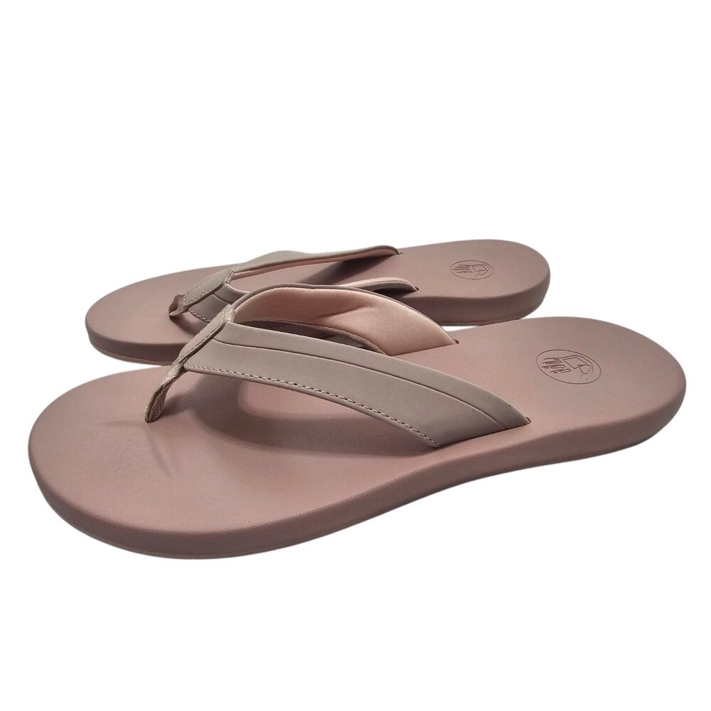 Body Glove Women's Comfort Flip Flop 9 Beige